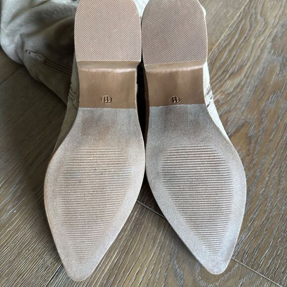 Journee Collection Hartly Fringed Extra Wide Calf Boot In Taupe - Picture 8 of 9